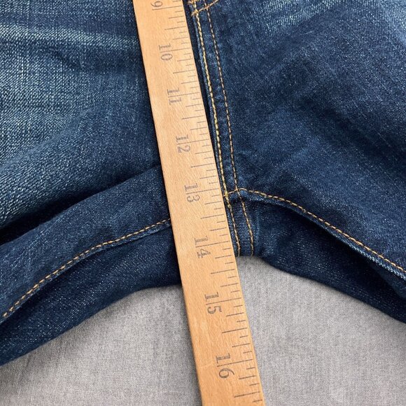 Levis 569 Shorts Men 36W x 11.5L Blue Cotton Denim Classic Jean 90s VTG - Picture 6 of 11